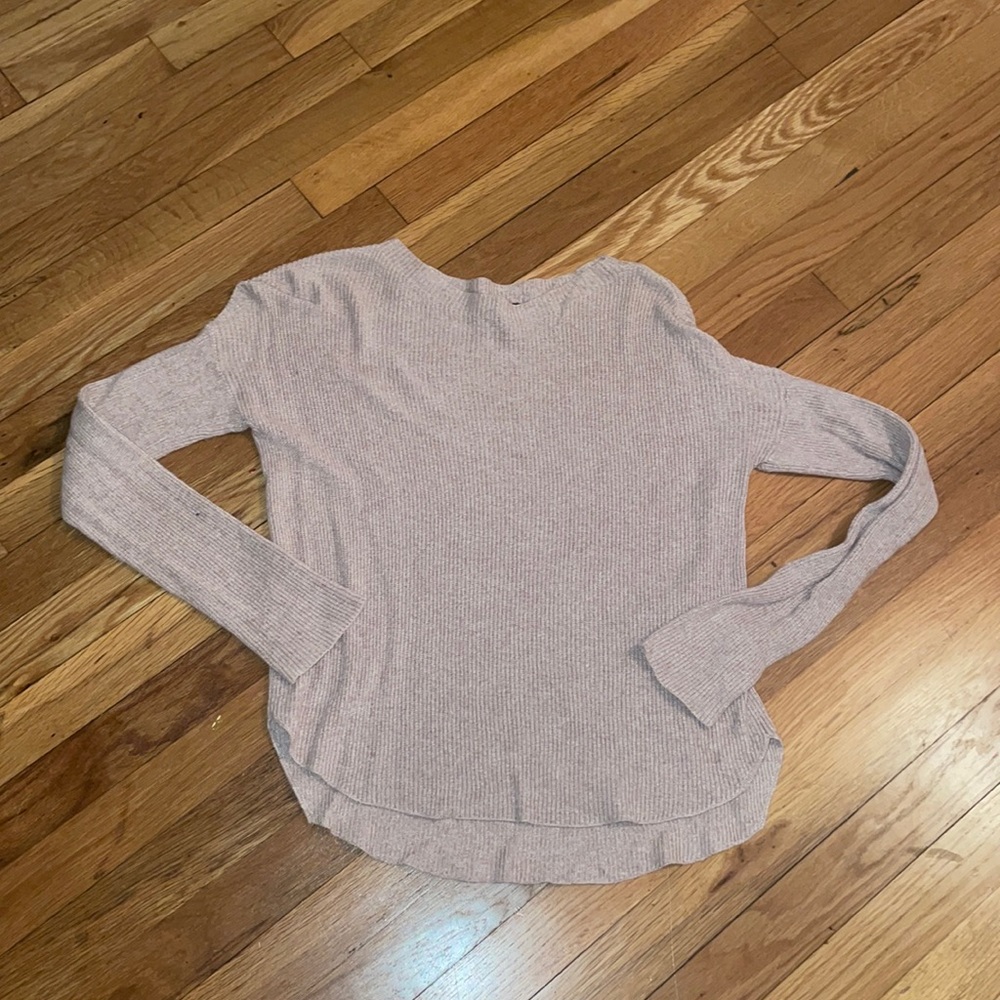 Express pink knit sweater